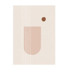 poster simplistic beige nature wall decoration