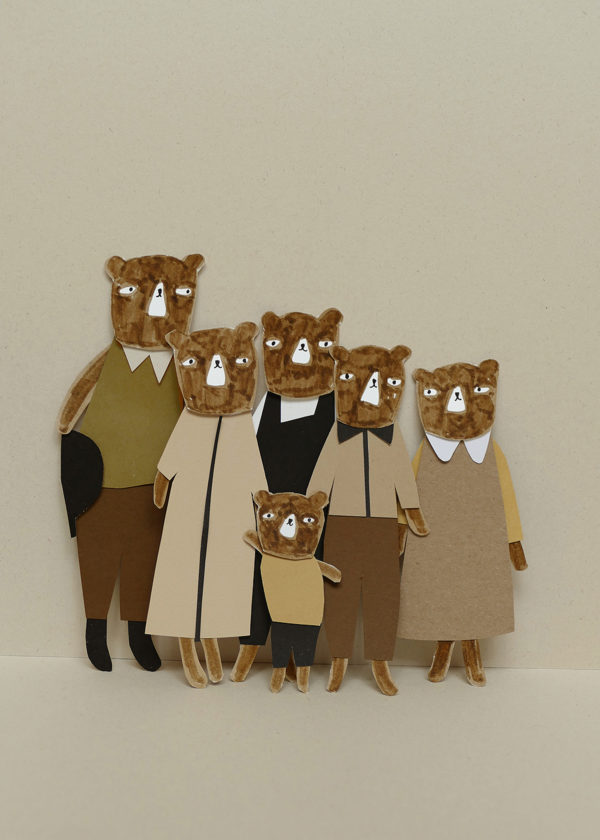 the bears Ted & Tone poster kinderkamer